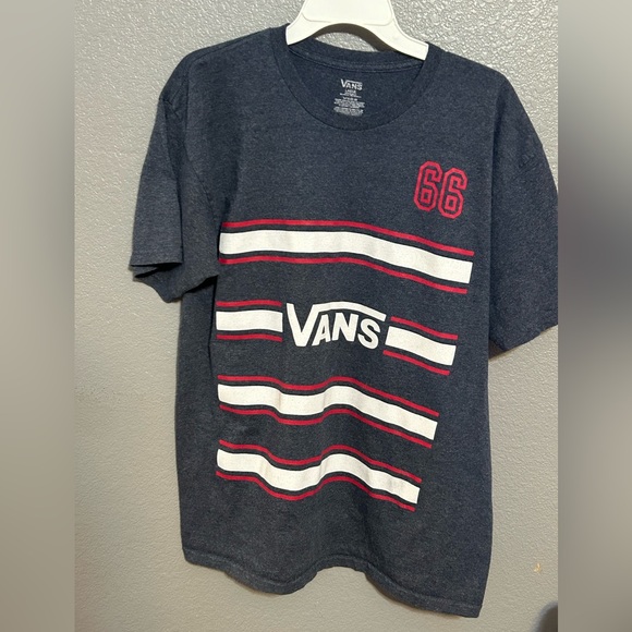 Vans Blue, Red, and White Mens L Soft T-Shirt - Picture 6 of 7
